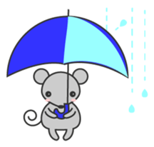 Greeting at New Year's by animals sticker #15143670