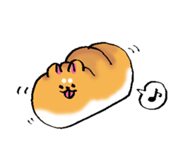 Bread of Shiba Inu sticker #15144541