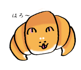 Bread of Shiba Inu sticker #15144545