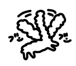 loose and cute Alpaca Sticker sticker #15144762