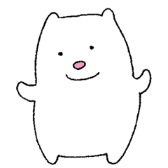 A hapy-go-lucky polar bear