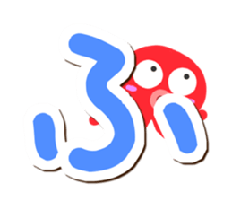 Octopus Sticker (Hiragana version1) sticker #15145535