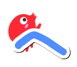Octopus Sticker (Hiragana version1) sticker #15145536
