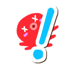 Octopus Sticker (Hiragana version1) sticker #15145543