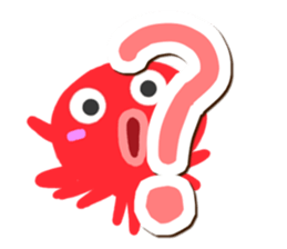 Octopus Sticker (Hiragana version1) sticker #15145547
