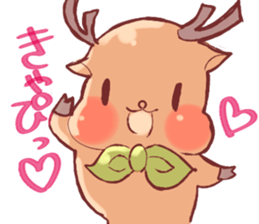 With deer Sticker sticker #15146012