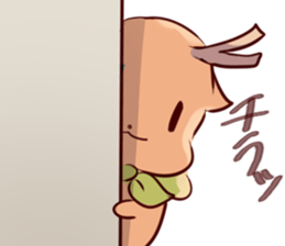 With deer Sticker sticker #15146018