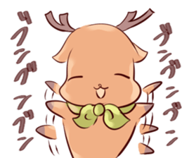 With deer Sticker sticker #15146023