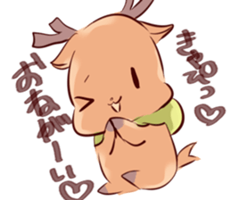 With deer Sticker sticker #15146024