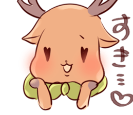 With deer Sticker sticker #15146025