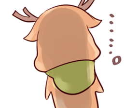 With deer Sticker sticker #15146030