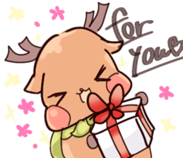 With deer Sticker sticker #15146033