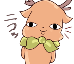 With deer Sticker sticker #15146034