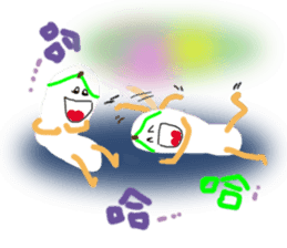 A pair of slippers -now on stage! sticker #15146364