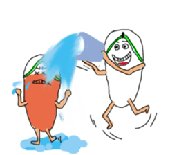 A pair of slippers -now on stage! sticker #15146378