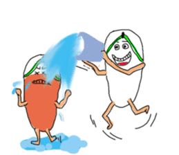 A pair of slippers -now on stage! sticker #15146378