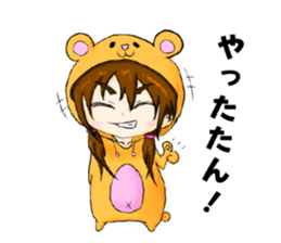 Kumatachan sticker #15146488