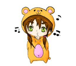 Kumatachan sticker #15146506