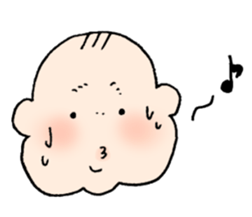 Capricious baby sticker #15147542