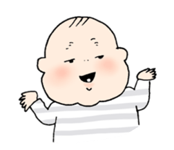 Capricious baby sticker #15147545