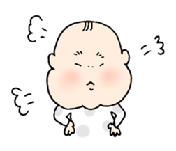 Capricious baby sticker #15147559