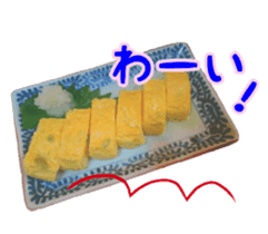 Japanese dashi rolls egg sticker #15148566