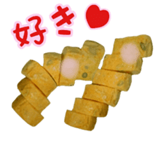 Japanese dashi rolls egg sticker #15148588