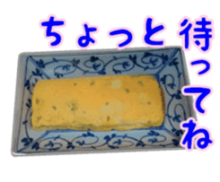 Japanese dashi rolls egg sticker #15148598