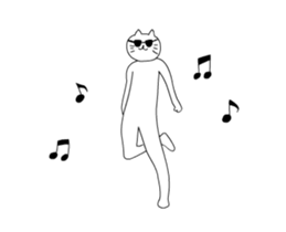 Dancing cats sticker #15148932