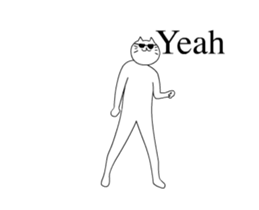 Dancing cats sticker #15148934