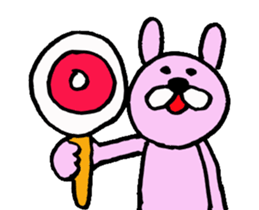 rabbit's loose everyday conversation sticker #15149152