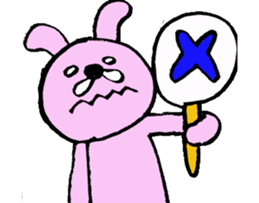 rabbit's loose everyday conversation sticker #15149153