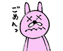 rabbit's loose everyday conversation sticker #15149158