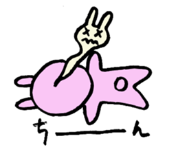 rabbit's loose everyday conversation sticker #15149169