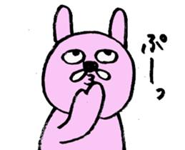 rabbit's loose everyday conversation sticker #15149173