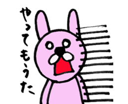 rabbit's loose everyday conversation sticker #15149174