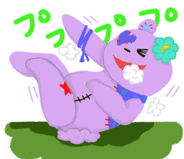 Friend's zombie sticker-Friend's bear- sticker #15149422