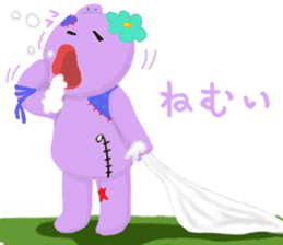 Friend's zombie sticker-Friend's bear- sticker #15149432