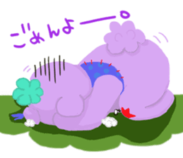 Friend's zombie sticker-Friend's bear- sticker #15149433