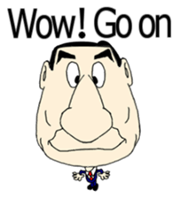 Mr. Big face sticker #15149841