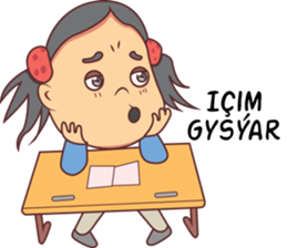 Juyten we Yapyshakguly sticker #15149916