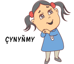 Juyten we Yapyshakguly sticker #15149947