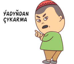 Juyten we Yapyshakguly sticker #15149954