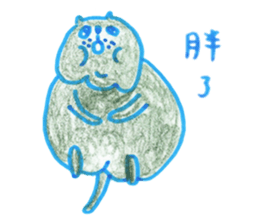 Squirrel and Cat sticker #15150059