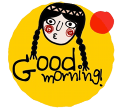 Mimi in black (Eng) sticker #15150117