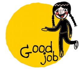 Mimi in black (Eng) sticker #15150118