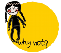 Mimi in black (Eng) sticker #15150119