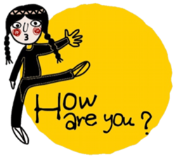 Mimi in black (Eng) sticker #15150121