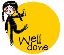 Mimi in black (Eng) sticker #15150122