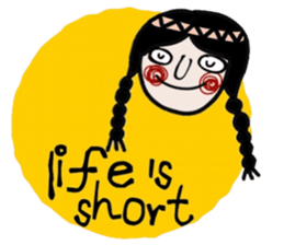 Mimi in black (Eng) sticker #15150123